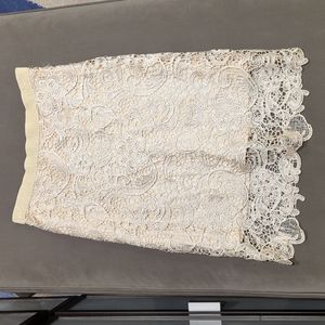 Forever 21 Lace Lined Skirt